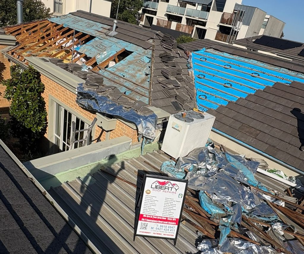 Roof repairs completed in Mt Waverley by Liberty Roof Repairs